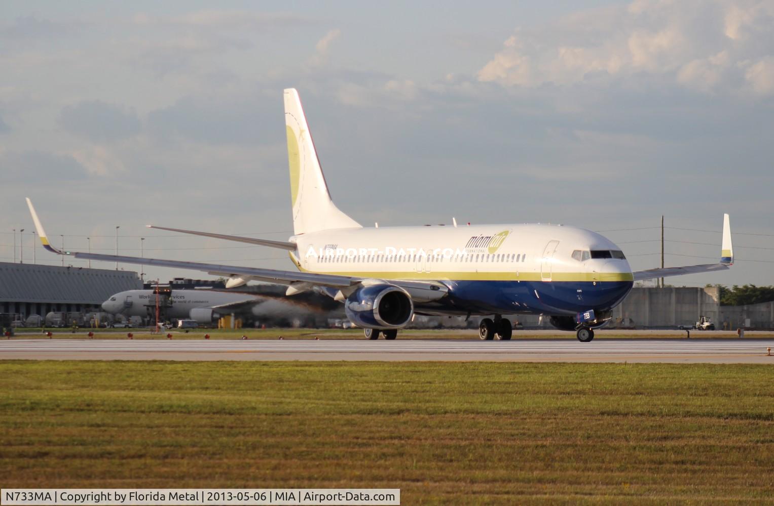 N733MA, 2001 Boeing 737-81Q C/N 30619, Miami Air