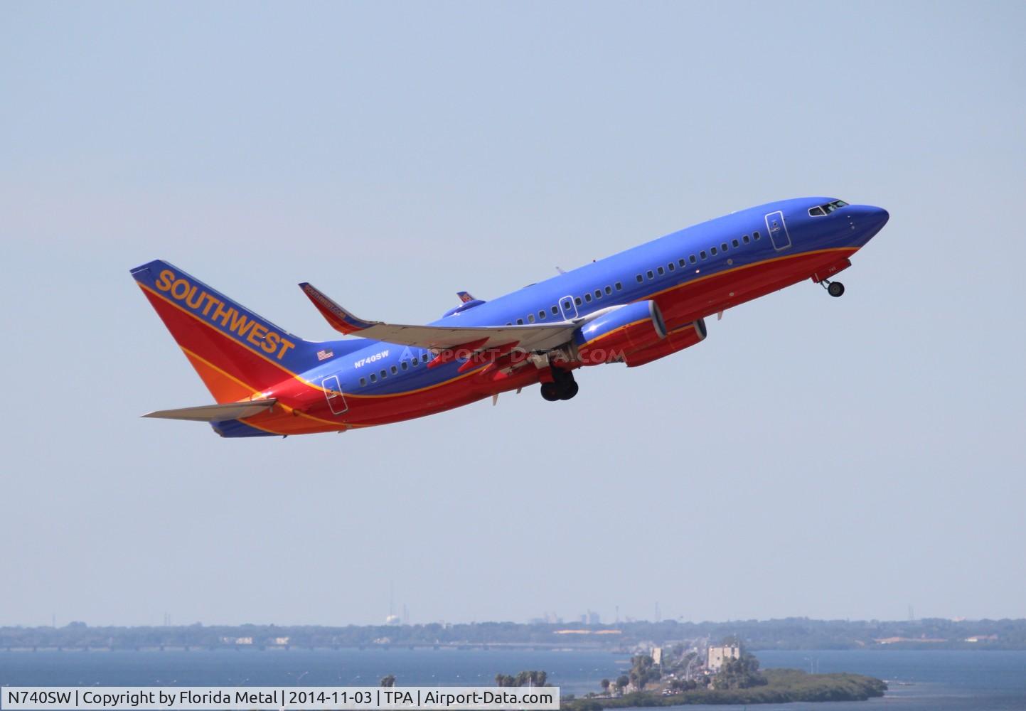 N740SW, 1998 Boeing 737-7H4 C/N 29276, Southwest