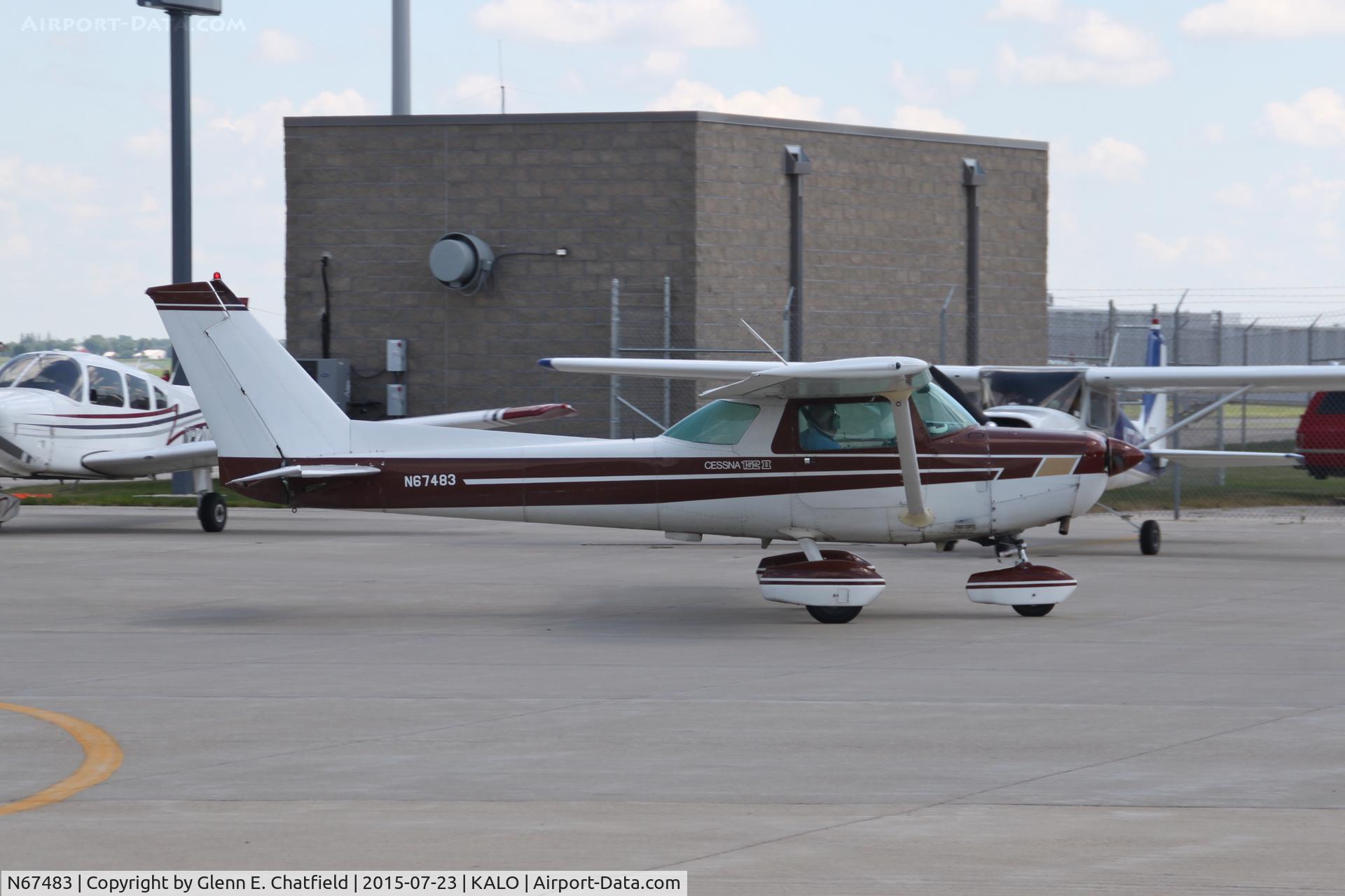 N67483, 1978 Cessna 152 C/N 15281858, Just arriving