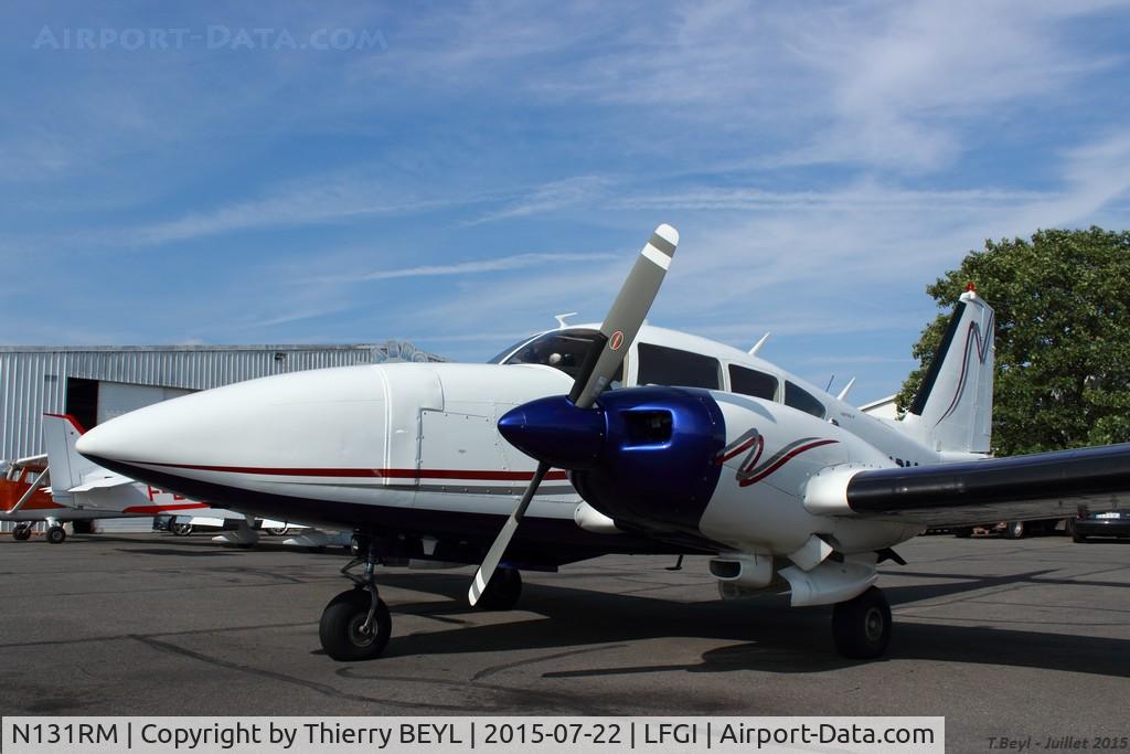 N131RM, Piper PA-23-250 Aztec F C/N 27-7654053, Seen front of Aéro Restauration Service