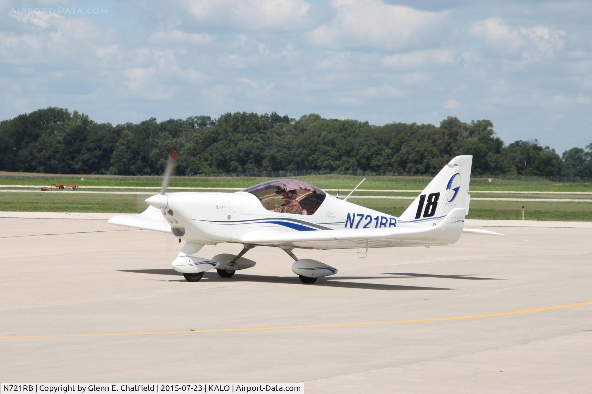 N721RB, Aero AT-4 LSA C/N AT4-021, Just arriving