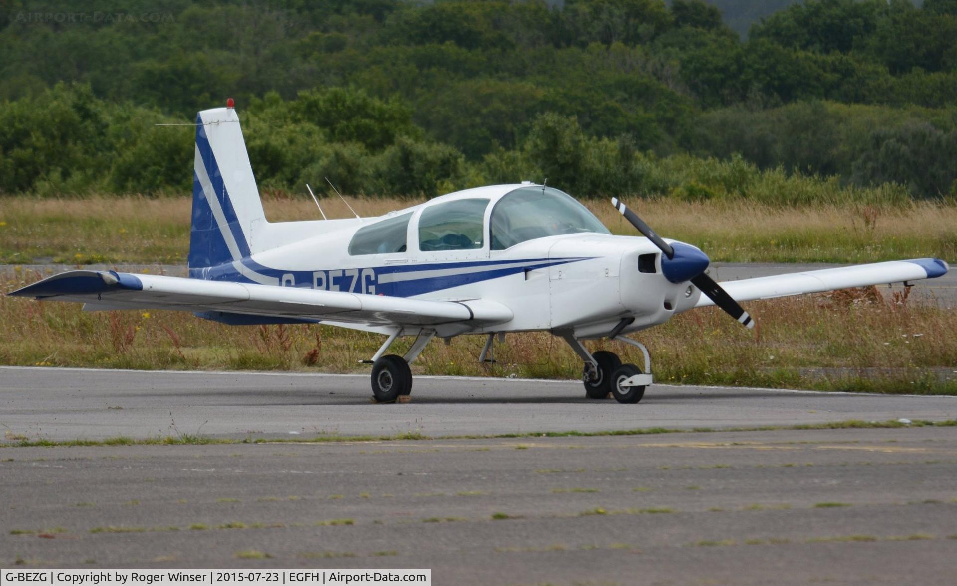 G-BEZG, 1974 Grumman American AA-5 Traveler C/N AA5-0561, Visiting Grumman Traveller.
