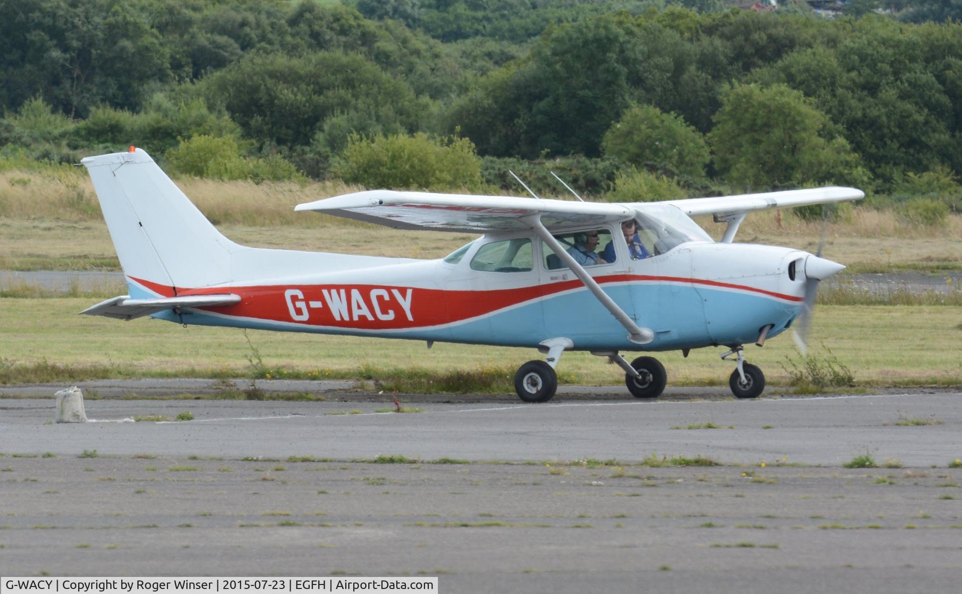 G-WACY, 1984 Reims F172P Skyhawk C/N 2217, Visiting Reims/Cessna Skyhawk.