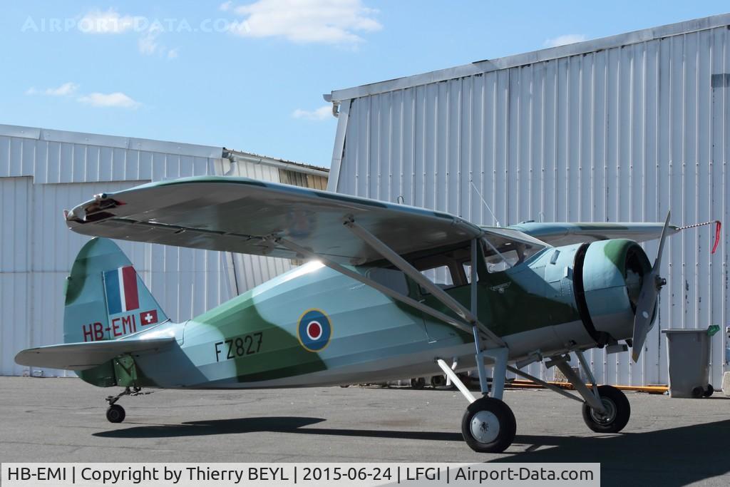 HB-EMI, 1943 Fairchild 24W-41A C/N 767, Aéro Restauration Service parking