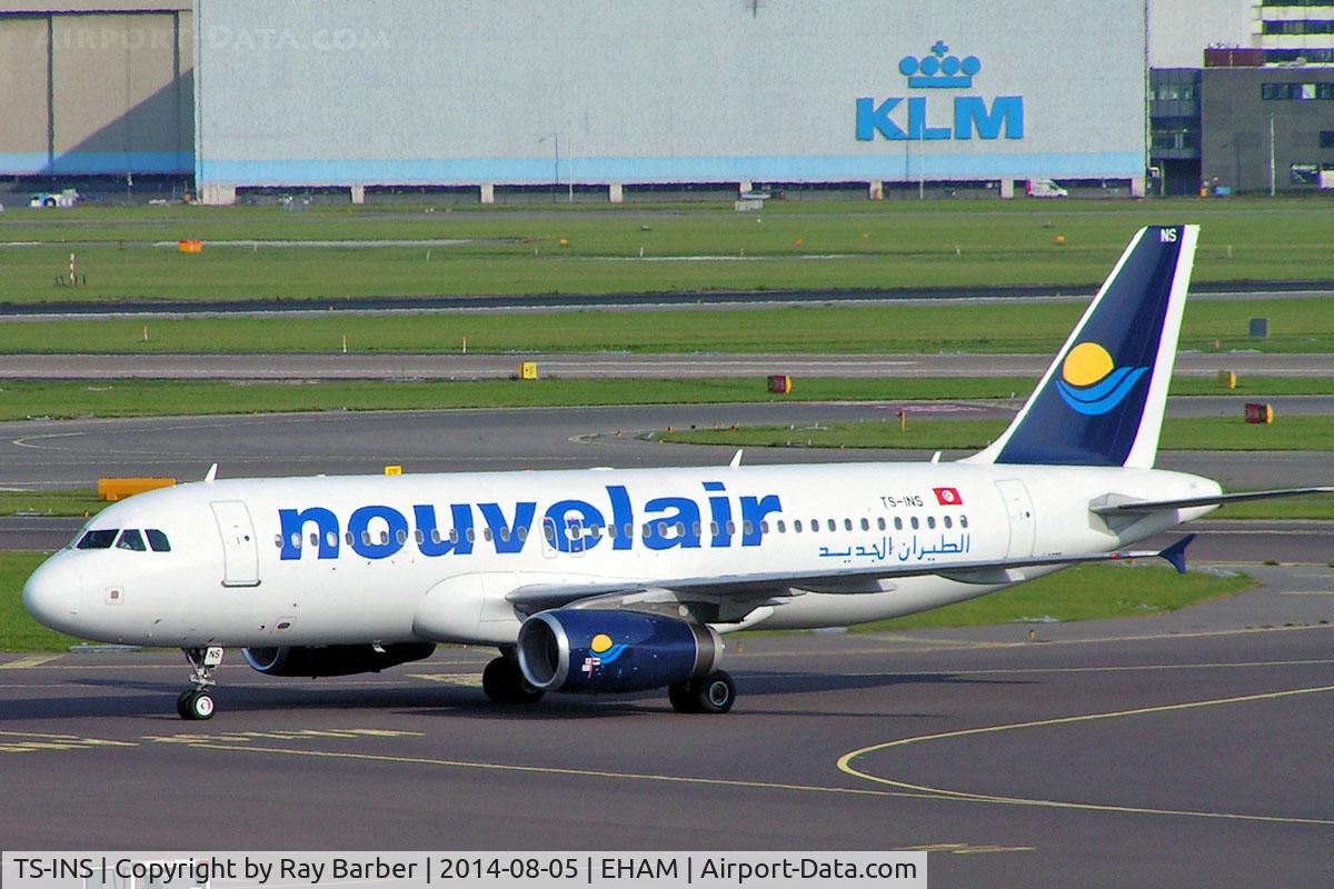 TS-INS, 2005 Airbus A320-232 C/N 3089, Airbus A320-232 [3089] (Nouvelair Tunisie) Amsterdam-Schiphol~PH 05/08/2014