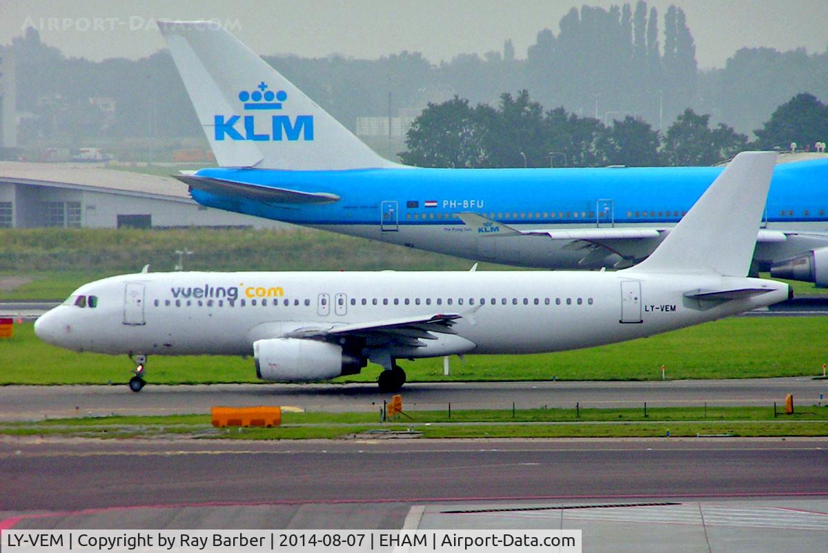 LY-VEM, 1997 Airbus A320-233 C/N 747, Airbus A320-233 [0747] [Vueling Airlines) Amsterdam-Schiphol~PH 07/08/2014