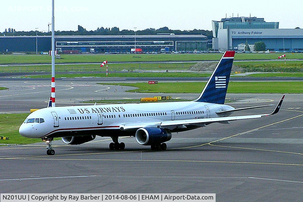 N201UU, 1995 Boeing 757-2B7 C/N 27810, Boeing 757-2B7 [27810] (US Airways) Amsterdam-Schiphol~PH 06/08/2014