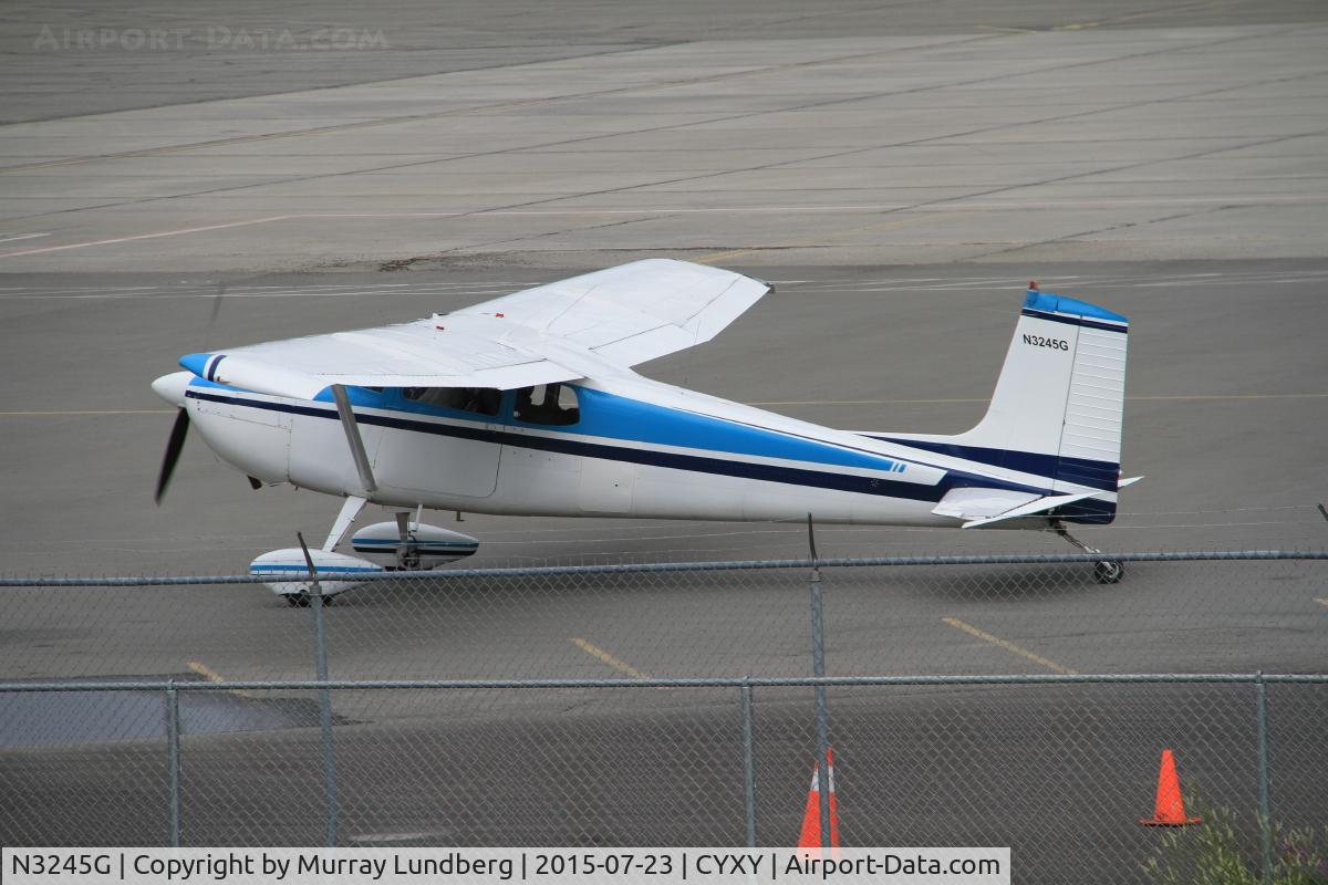 N3245G, 1956 Cessna 172 C/N 28326, Arriving at Whitehorse, Yukon.