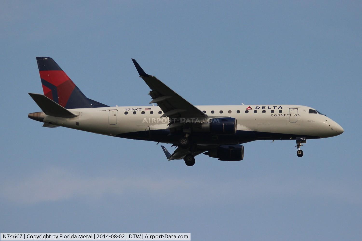 N746CZ, Embraer 170LR (ERJ-170-100LR) C/N 17000180, Delta Connection