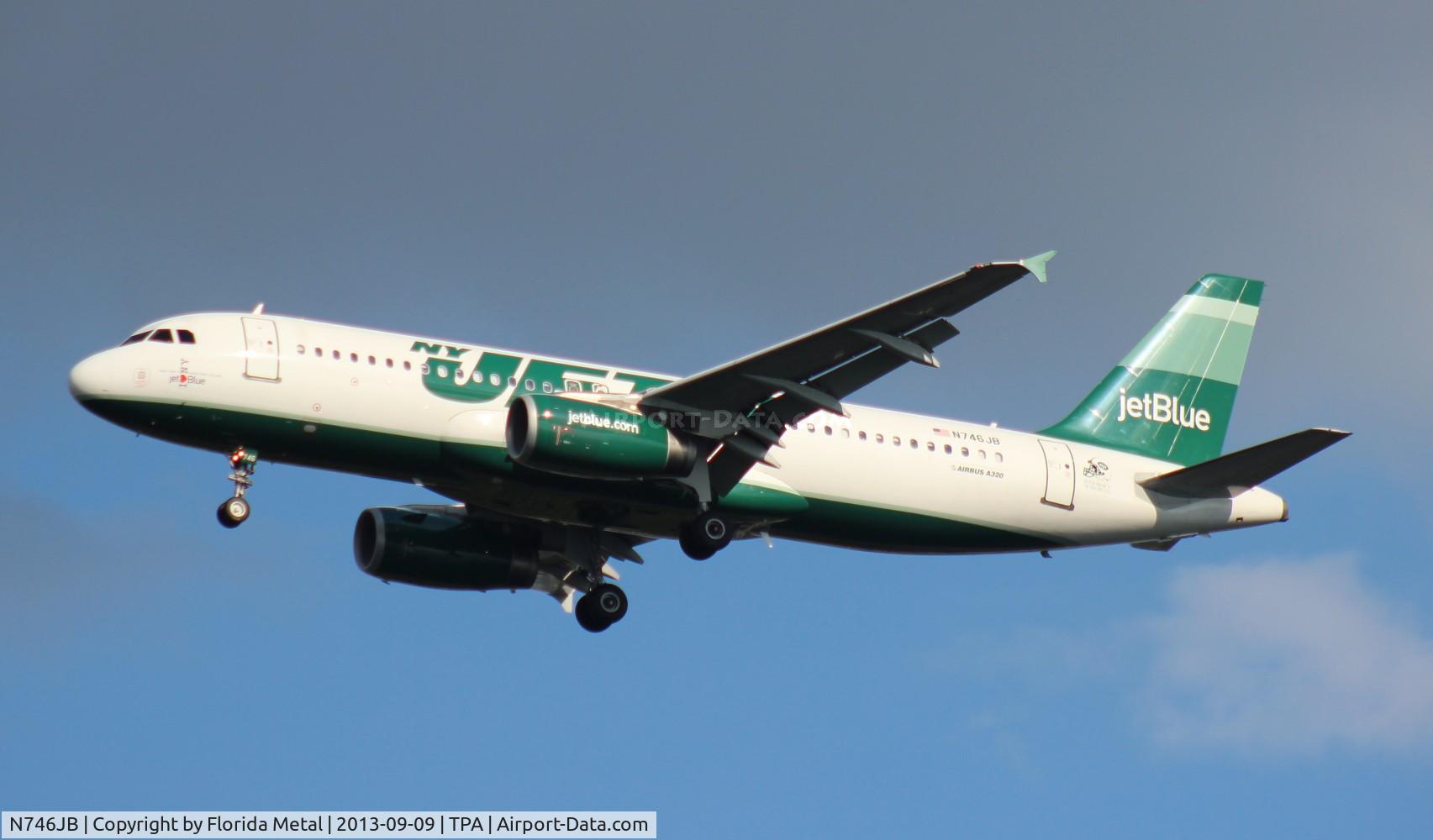 N746JB, 2008 Airbus A320-232 C/N 3622, Jet Blue NY Jets