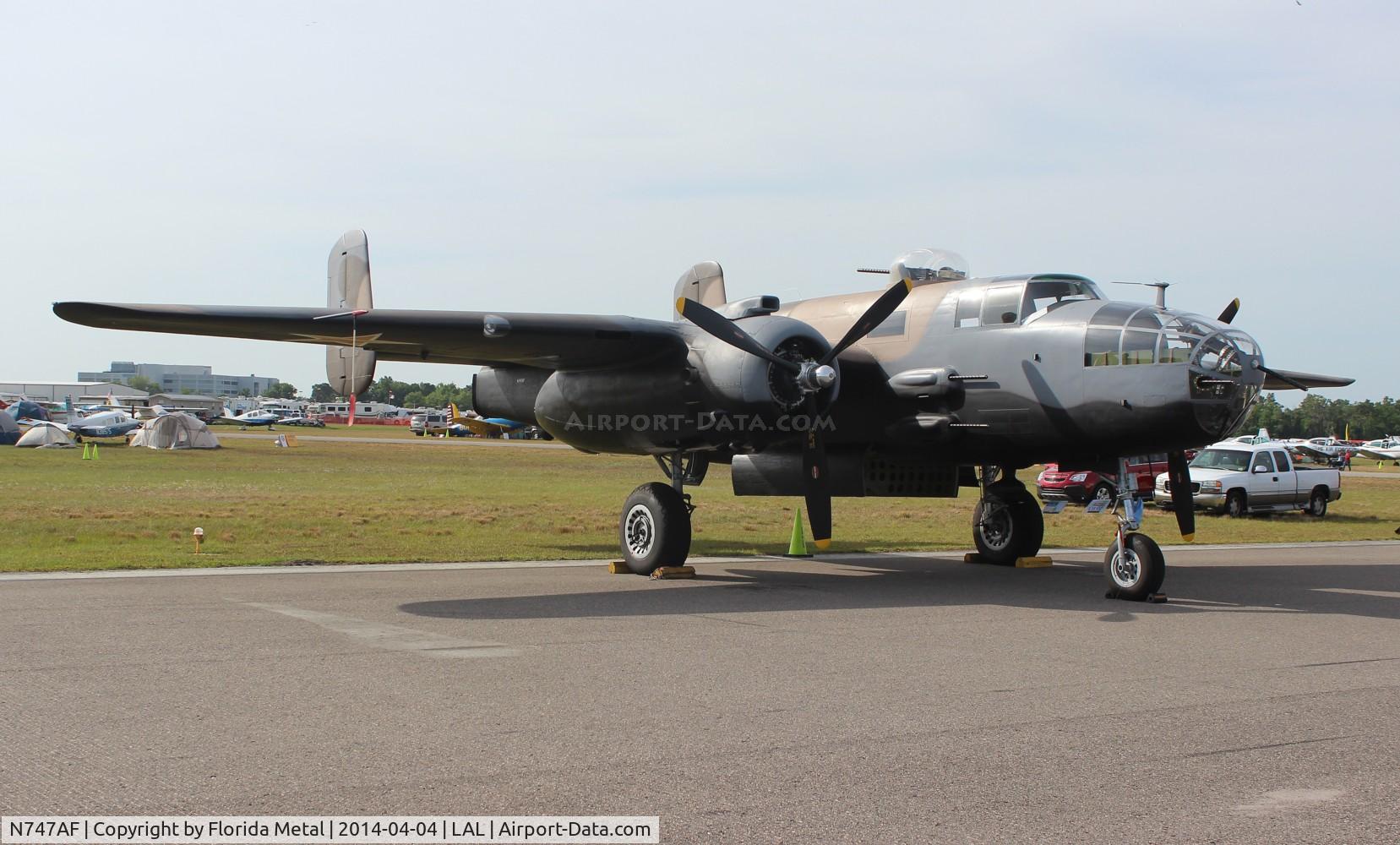 N747AF, 1944 North American B-25J Mitchell Mitchell C/N 108-33731, B-25J Mitchell in Russian lend lease colors