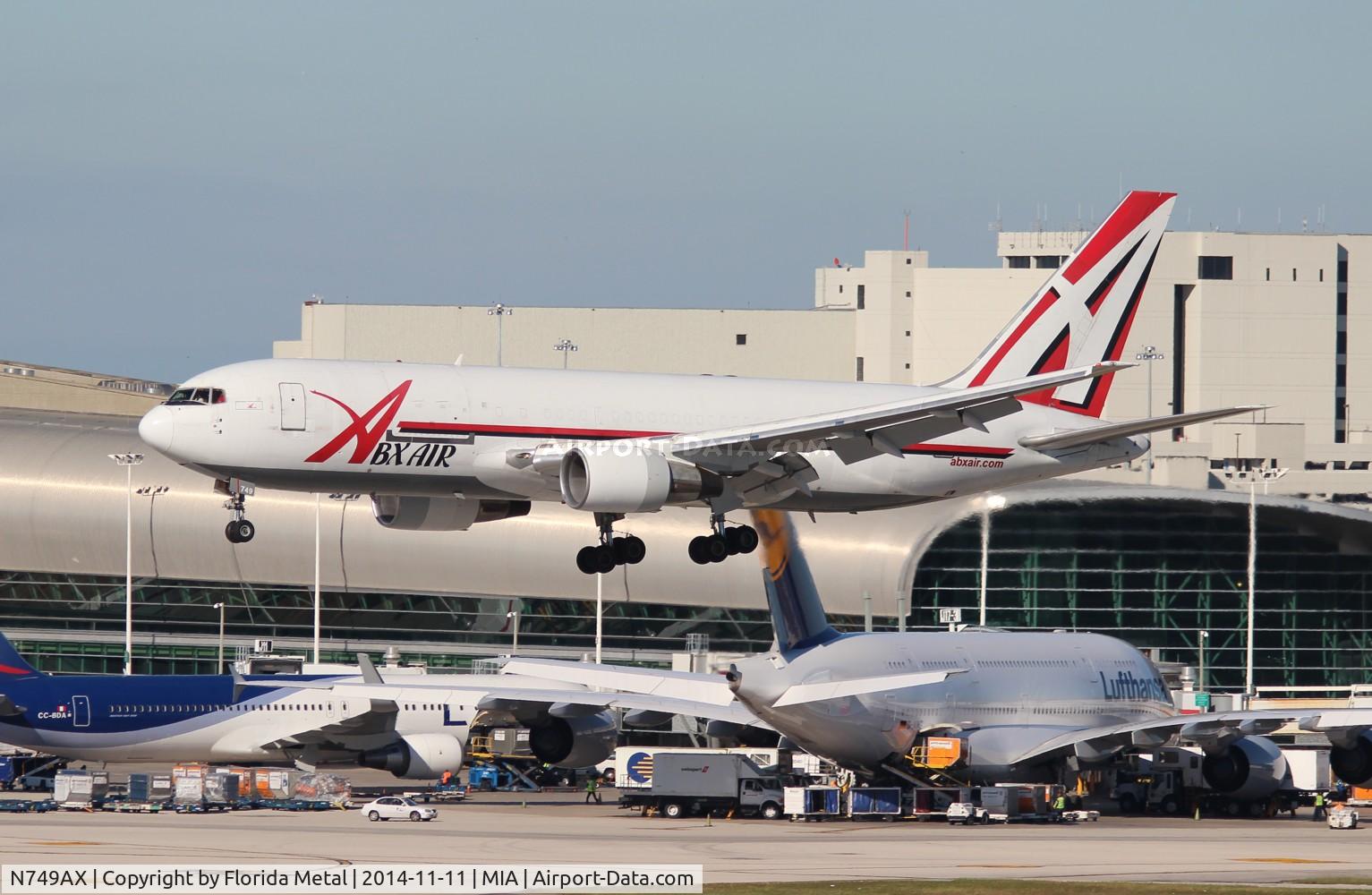 N749AX, 1984 Boeing 767-232(BDSF) C/N 22226, ABX 767-200