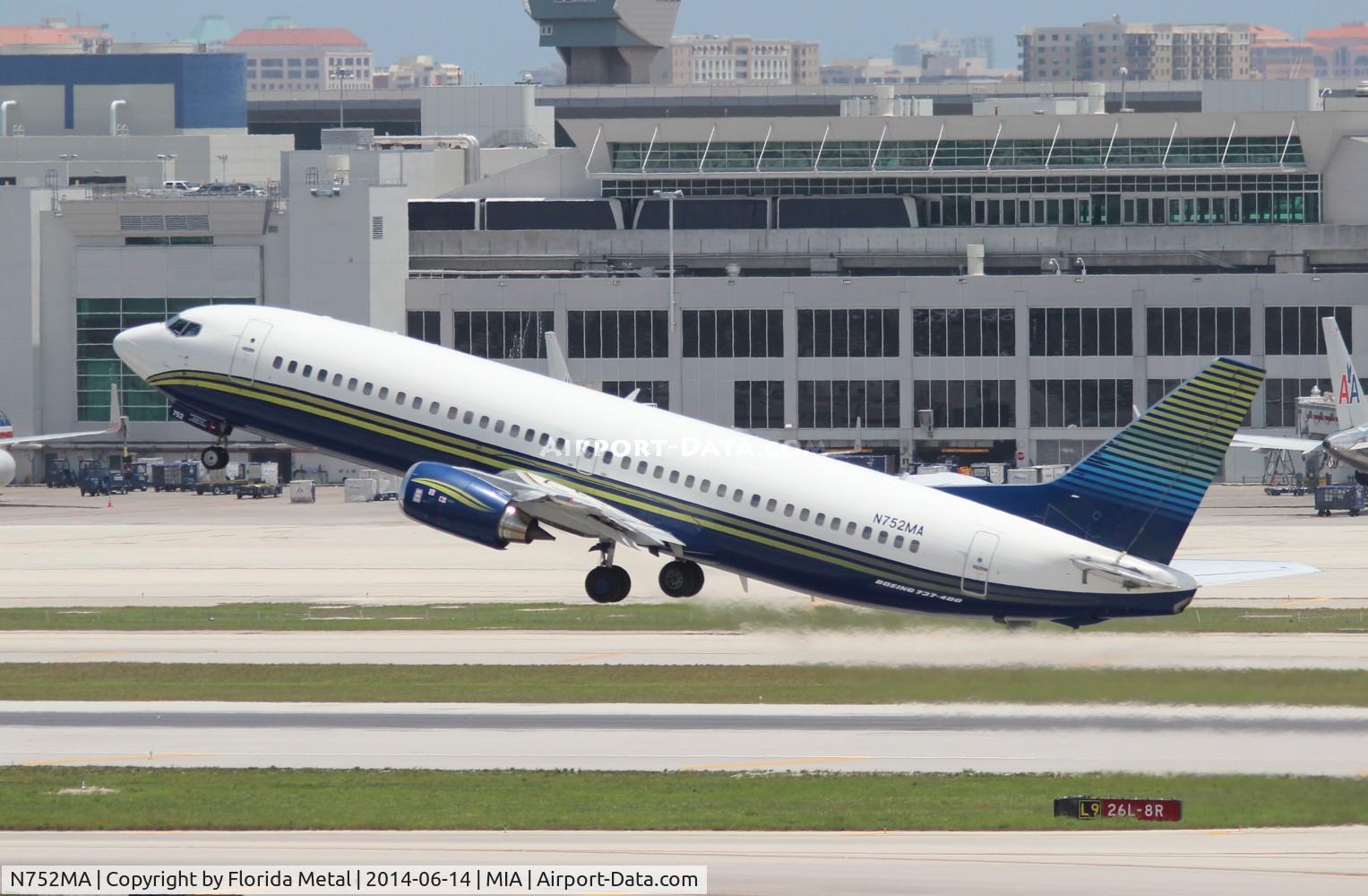 N752MA, 1996 Boeing 737-48E C/N 28198, Miami Air