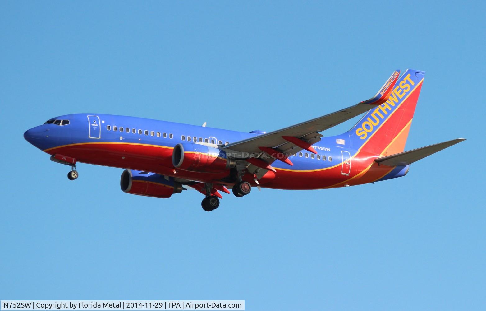 N752SW, 1999 Boeing 737-7H4 C/N 29804, Southwest