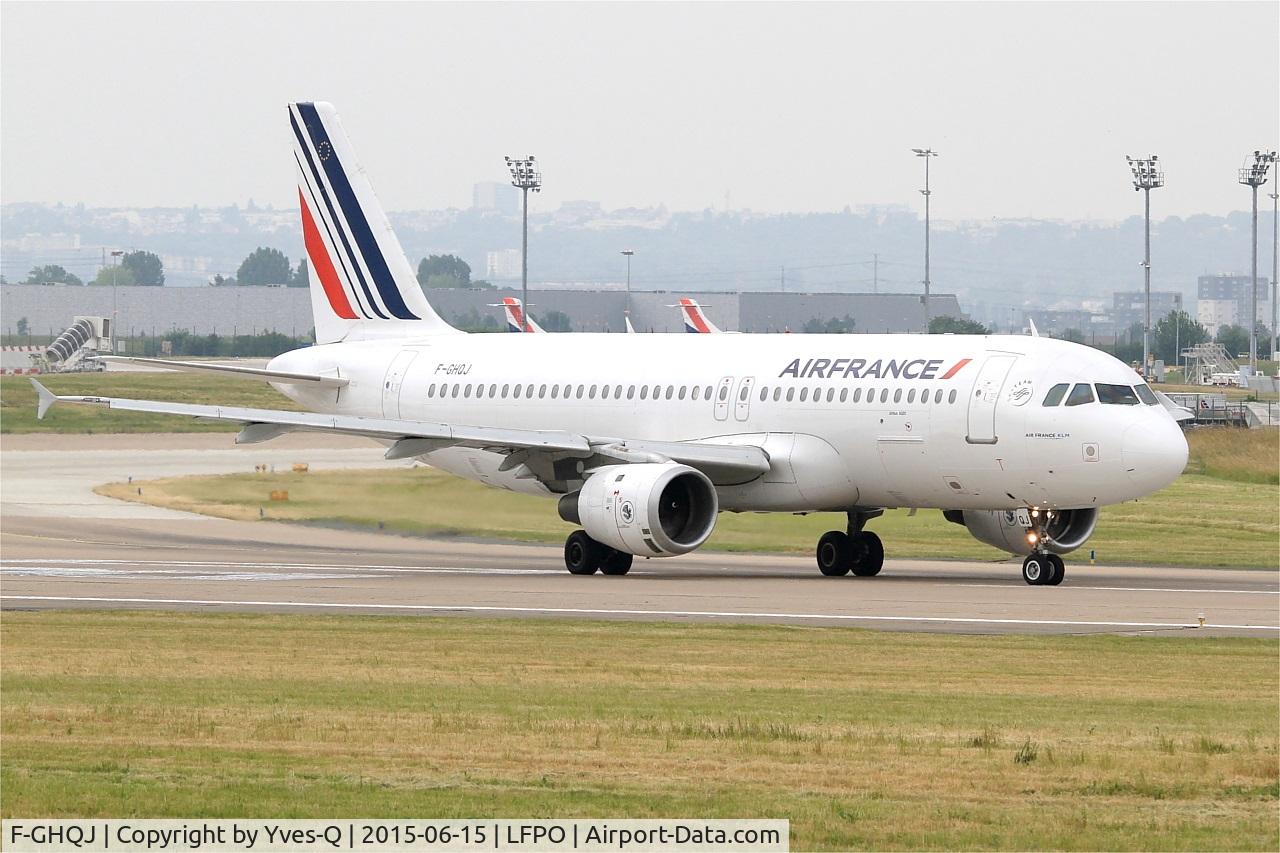 F-GHQJ, 1991 Airbus A320-211 C/N 0214, Airbus A320-211, holding point rwy 08, Paris-Orly airport (LFPO-ORY)