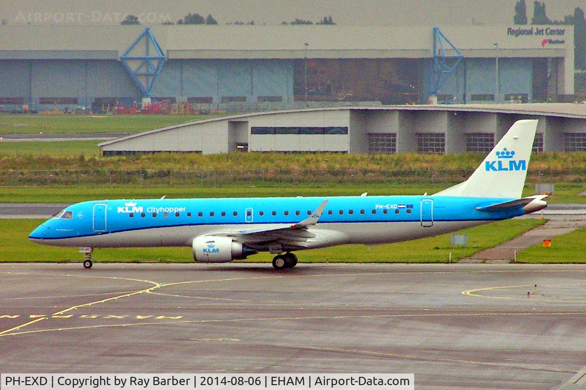 PH-EXD, 2014 Embraer 190LR (ERJ-190-100LR) C/N 19000661, Embraer Emb-195-100LR [19000661] (KLM cityhopper) Amsterdam-Schiphol~PH 06/08/2014