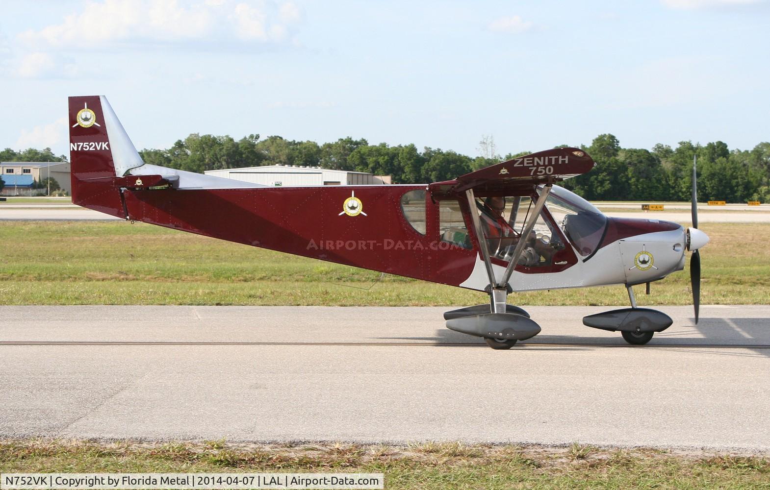 N752VK, 2012 Zenith STOL CH-750 C/N 75-8435, CH750