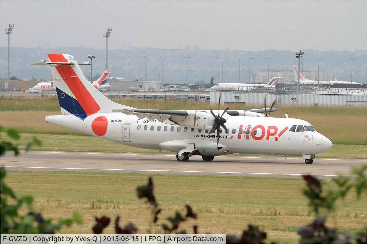 F-GVZD, 1996 ATR 42-500 C/N 530, ATR 42-500, Take off rwy 08, Paris-Orly airport (LFPO-ORY)
