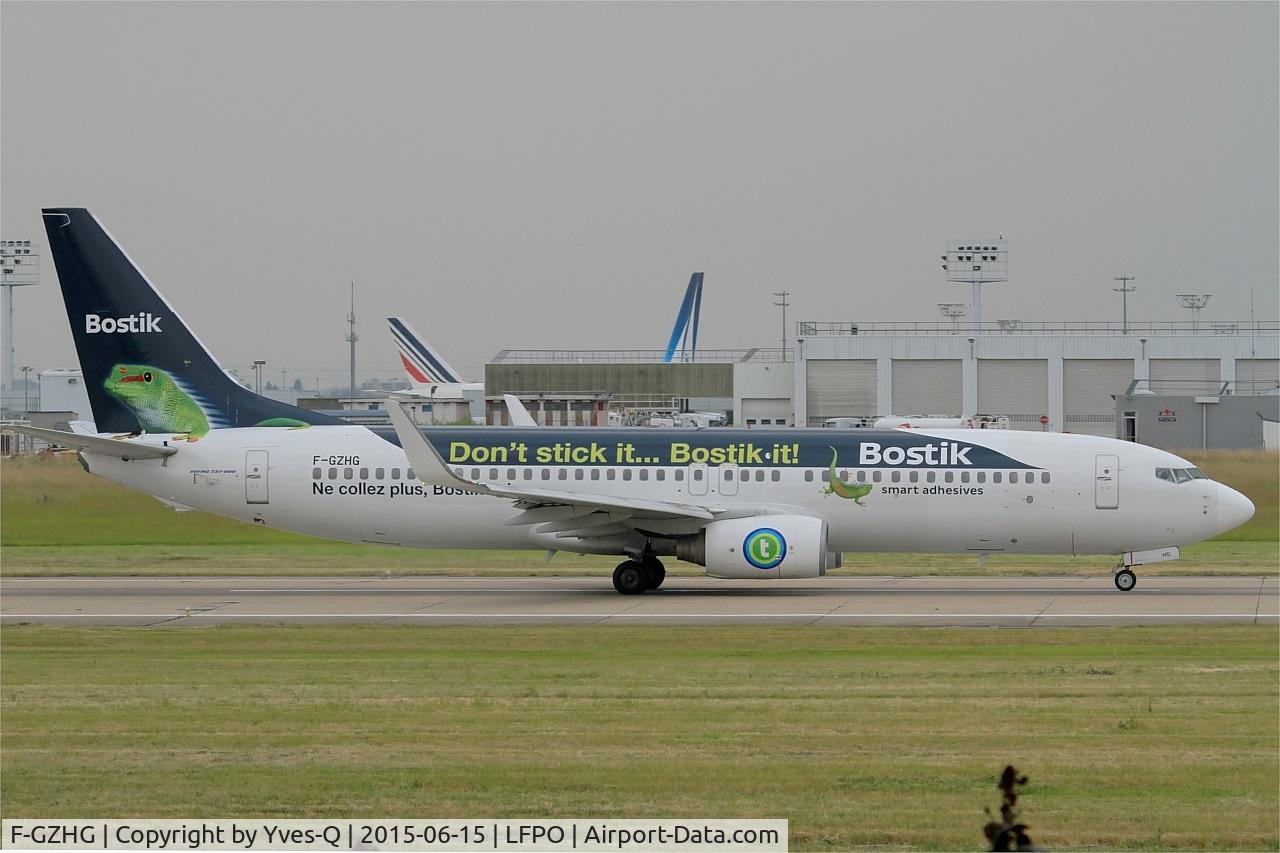F-GZHG, 2002 Boeing 737-8K2 C/N 30650, Boeing 737-8K2, Take off rwy 08, Paris-Orly airport (LFPO-ORY)