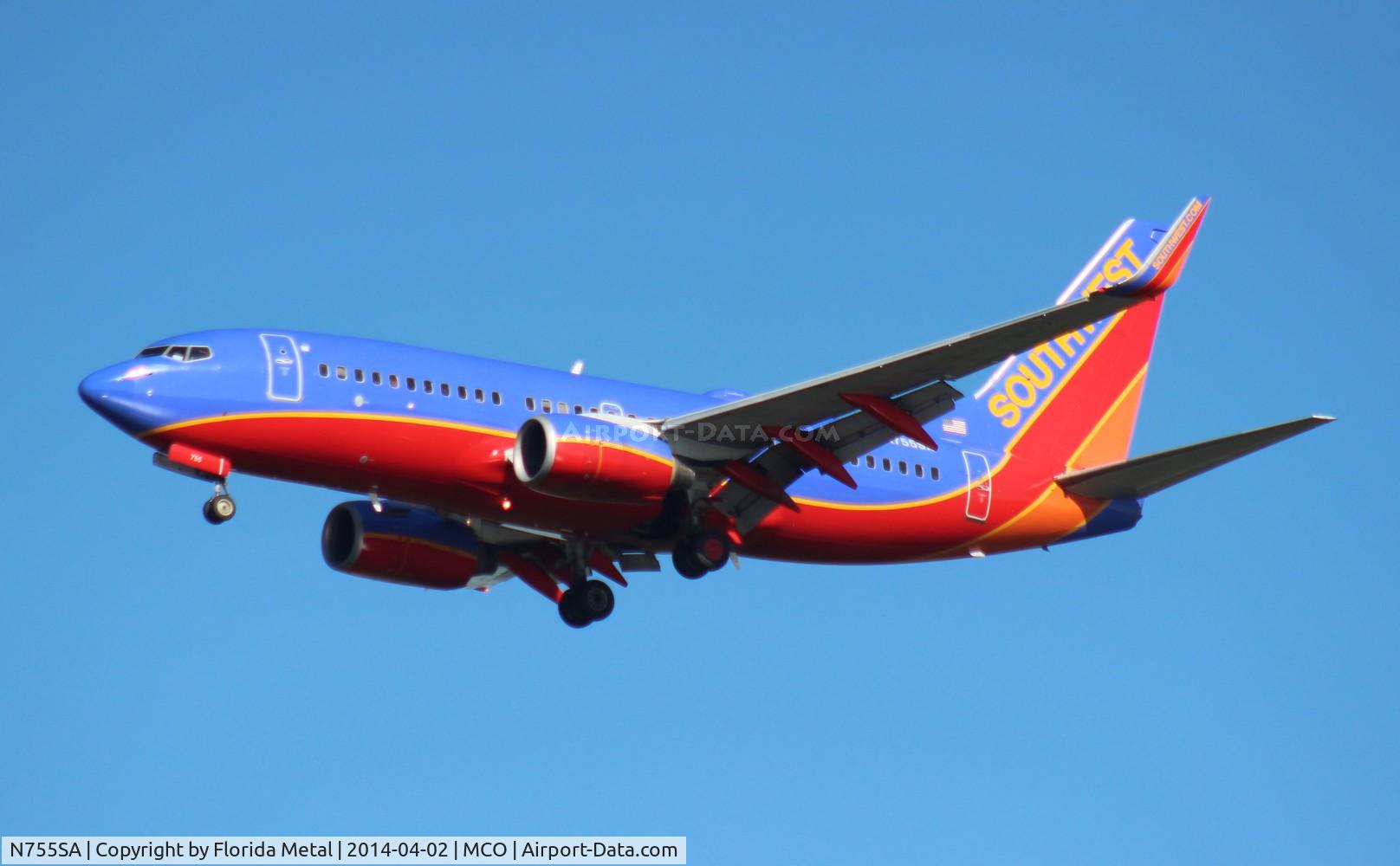 N755SA, 1999 Boeing 737-7H4 C/N 27871, Southwest