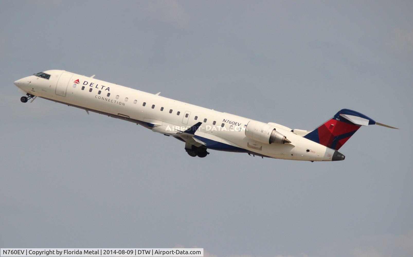 N760EV, 2005 Bombardier CRJ-701ER (CL-600-2C10) Regional Jet C/N 10212, Delta Connection CRJ-700