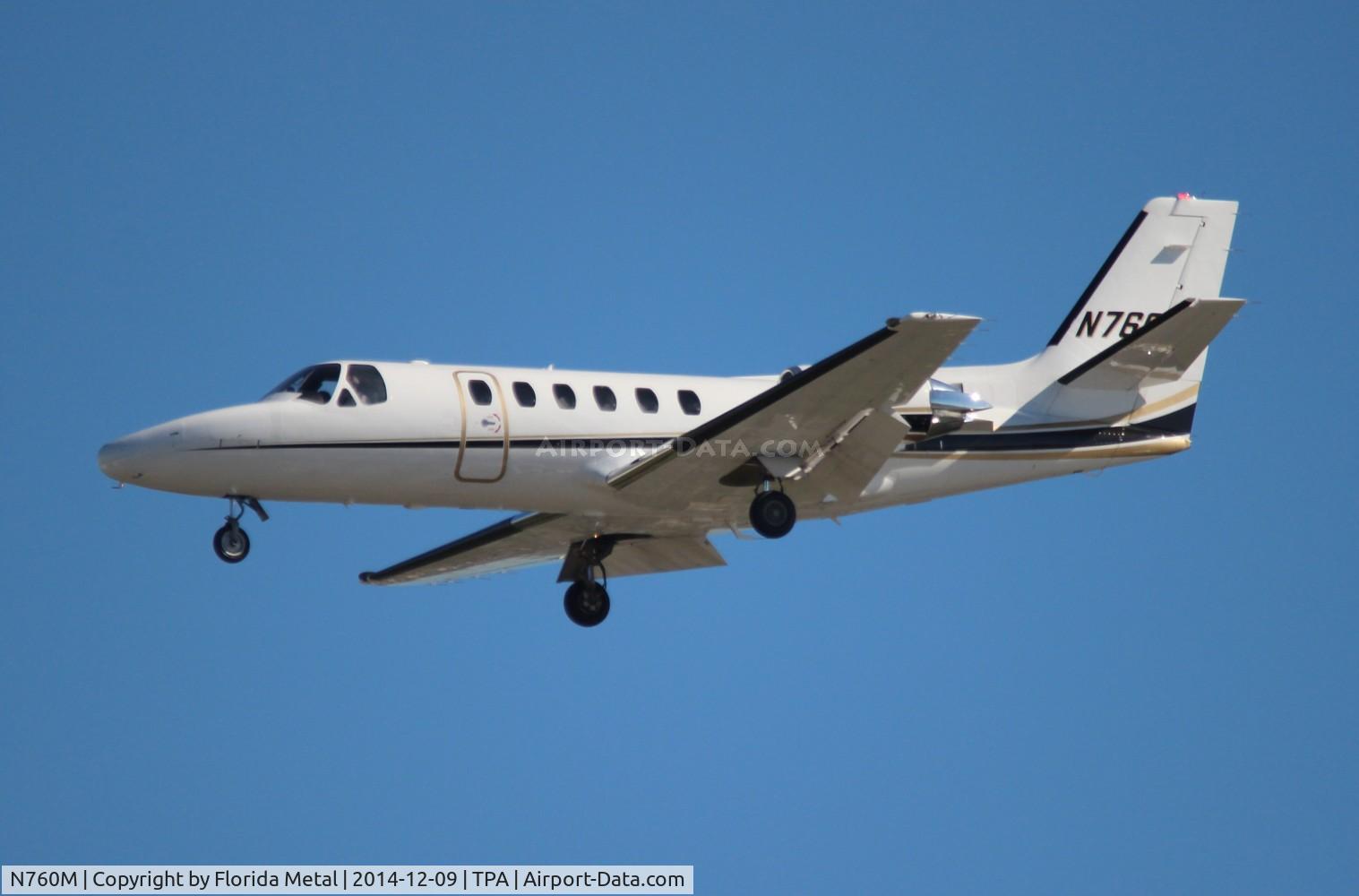 N760M, 1990 Cessna 550 C/N 550-0635, Citation 550