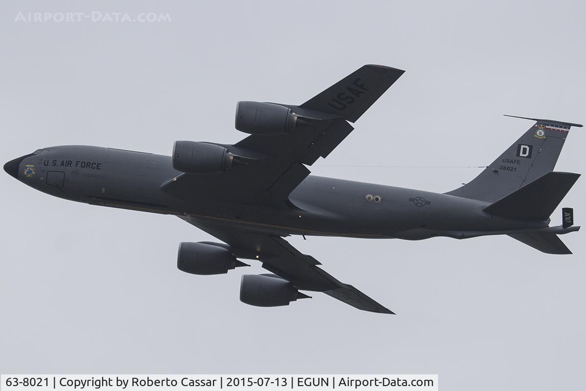63-8021, 1963 Boeing KC-135R Stratotanker C/N 18638, Mildenhall