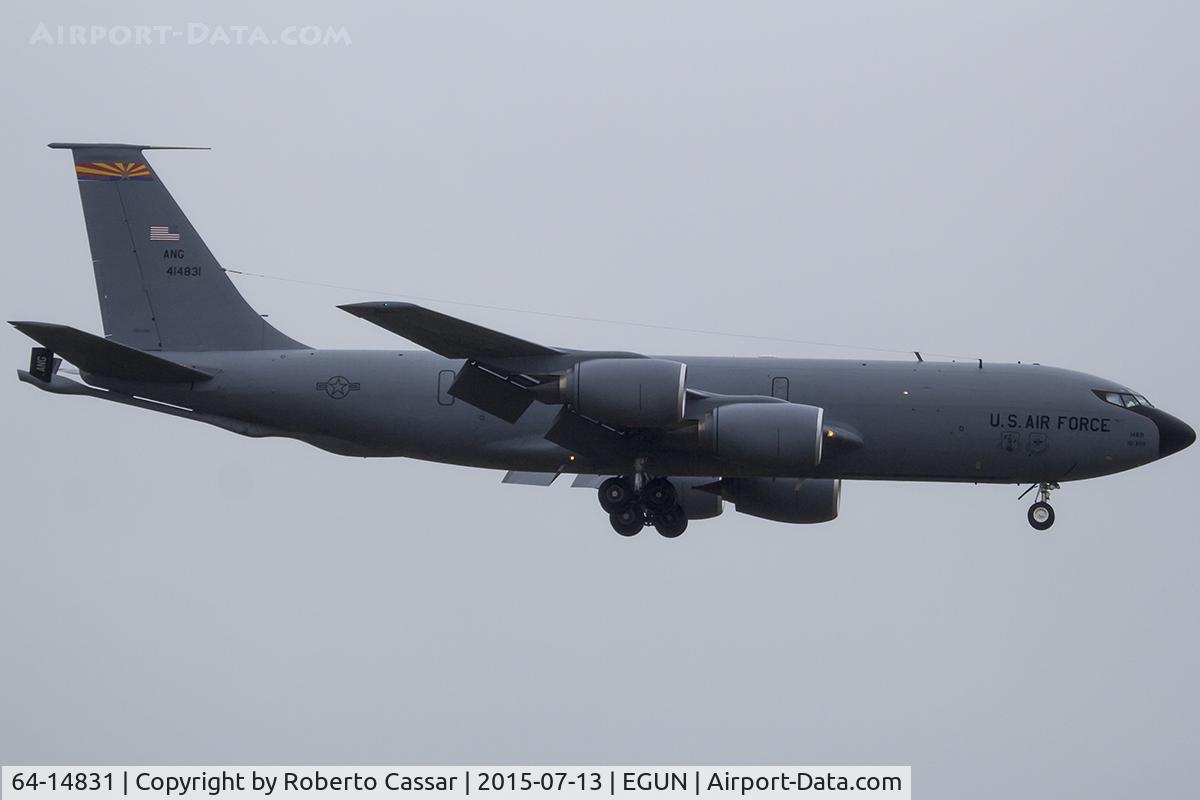 64-14831, 1964 Boeing KC-135R Stratotanker C/N 18771, Mildenhall