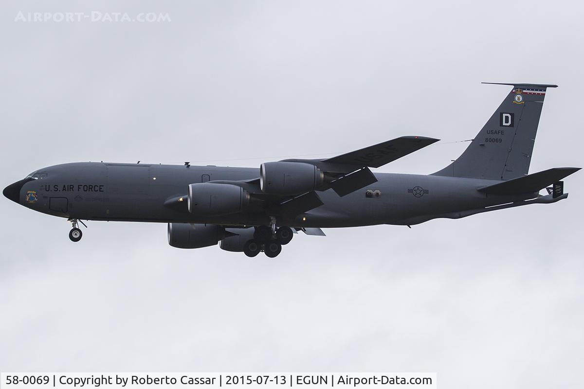 58-0069, Boeing KC-135T Stratotanker C/N 17814, Mildenhall