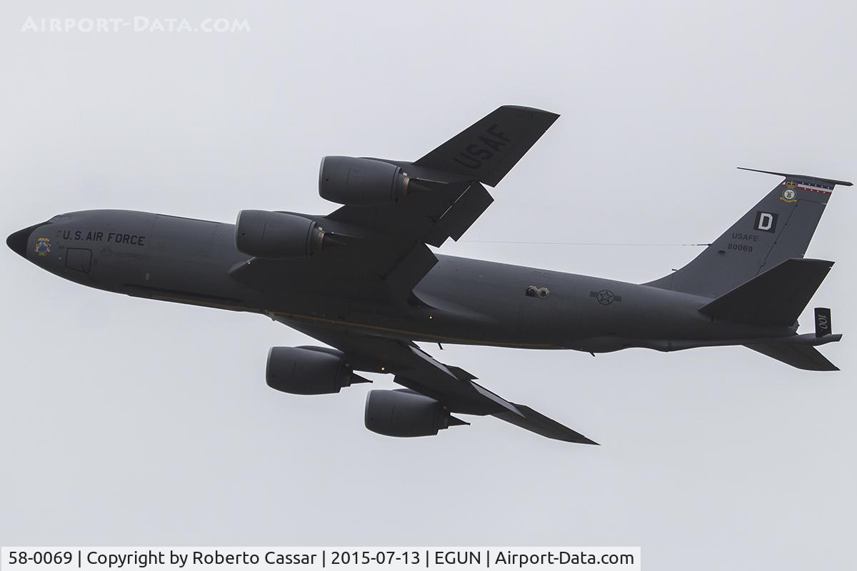 58-0069, Boeing KC-135T Stratotanker C/N 17814, Mildenhall