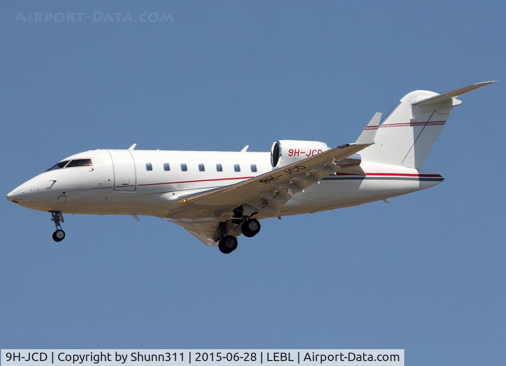 9H-JCD, 2013 Bombardier Challenger 605 (CL-600-2B16) C/N 5958, Landing rwy 25R