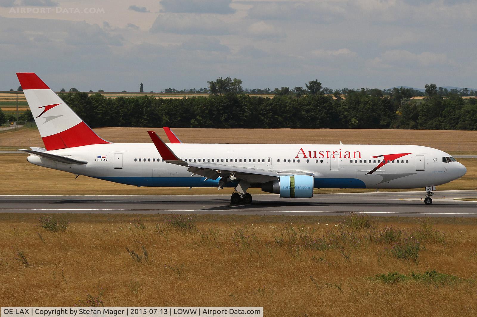 OE-LAX, 1992 Boeing 767-3Z9/ER C/N 27095, Austrian B.767-300ER @ VIE