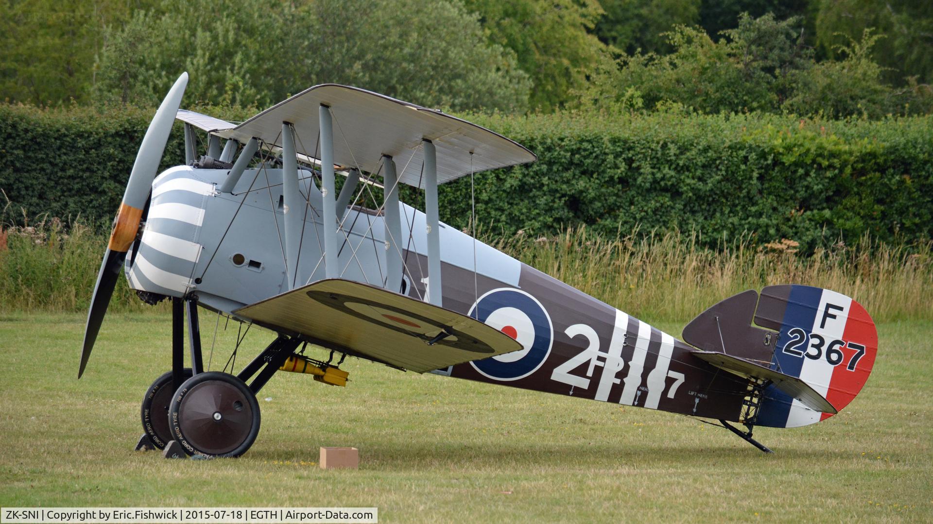 ZK-SNI, 2011 The Vintage Aviator Sopwith 7F-1 Snipe Replica C/N 0112, 1. 'Snipe' F2367 at Shuttleworth Best of British Airshow, July 2015