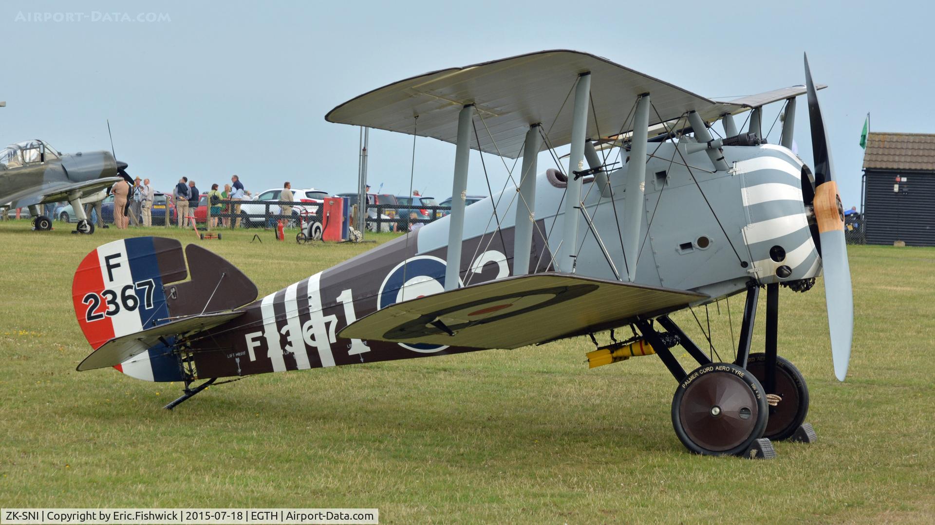 ZK-SNI, 2011 The Vintage Aviator Sopwith 7F-1 Snipe Replica C/N 0112, 2. 'Snipe' F2367 at Shuttleworth Best of British Airshow, July 2015