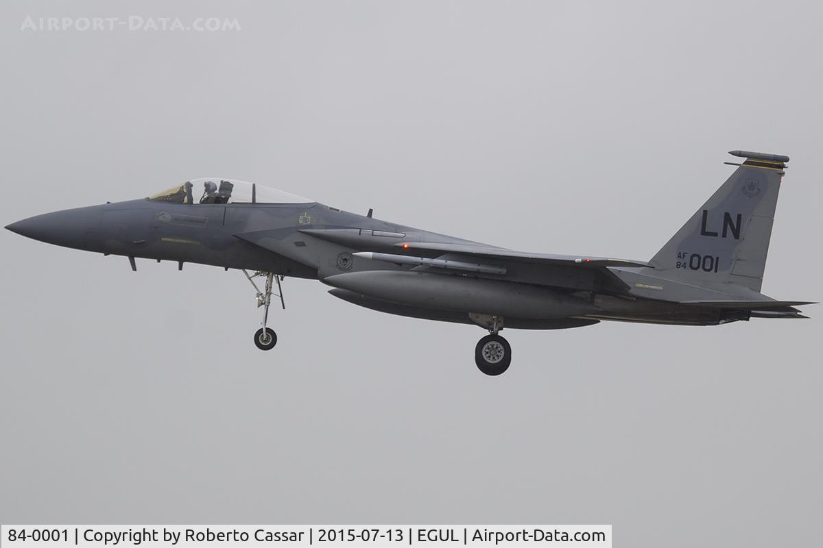 84-0001, 1984 McDonnell Douglas F-15C Eagle C/N 0908/C304, Lakenheath