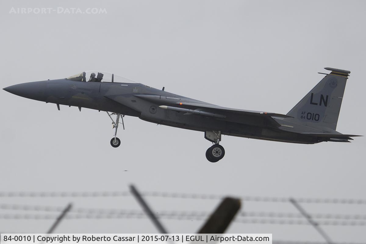 84-0010, 1984 McDonnell Douglas F-15C Eagle C/N 0919/C313, Lakenheath