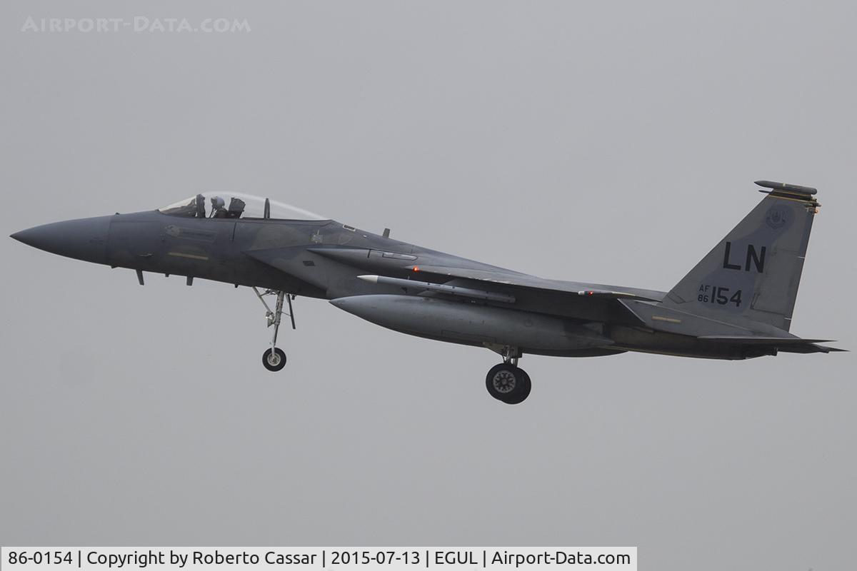 86-0154, 1986 McDonnell Douglas F-15C Eagle C/N 1001/C382, Lakenheath