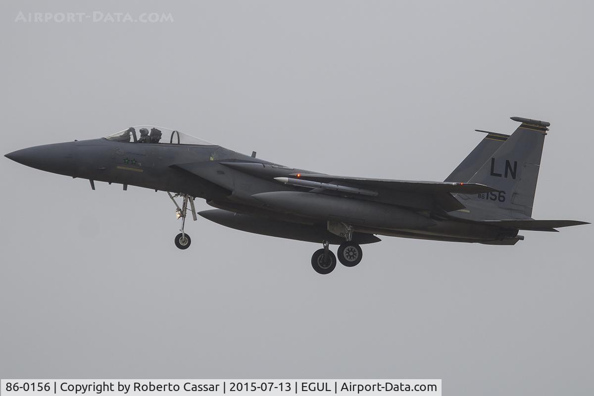 86-0156, 1986 McDonnell Douglas F-15C Eagle C/N 1003/C384, Lakenheath