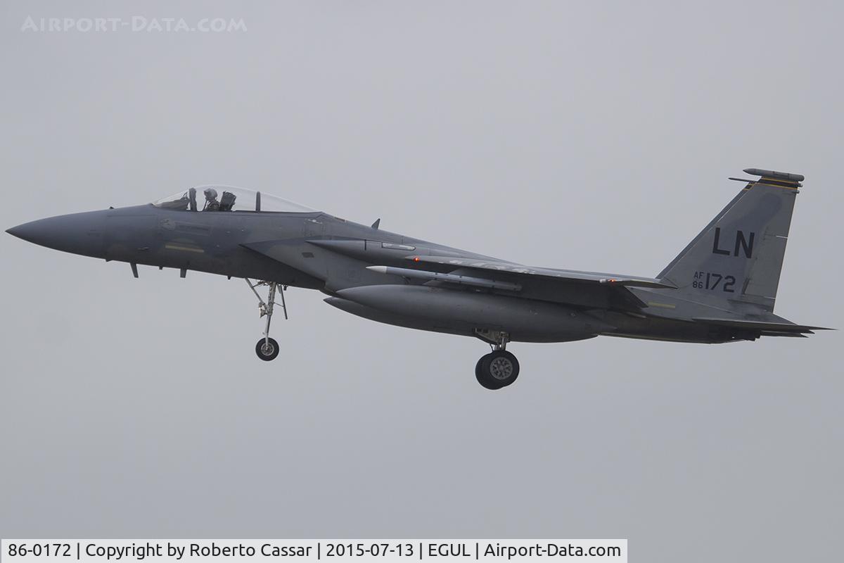 86-0172, 1986 McDonnell Douglas F-15C Eagle C/N 1021/C400, Lakenheath