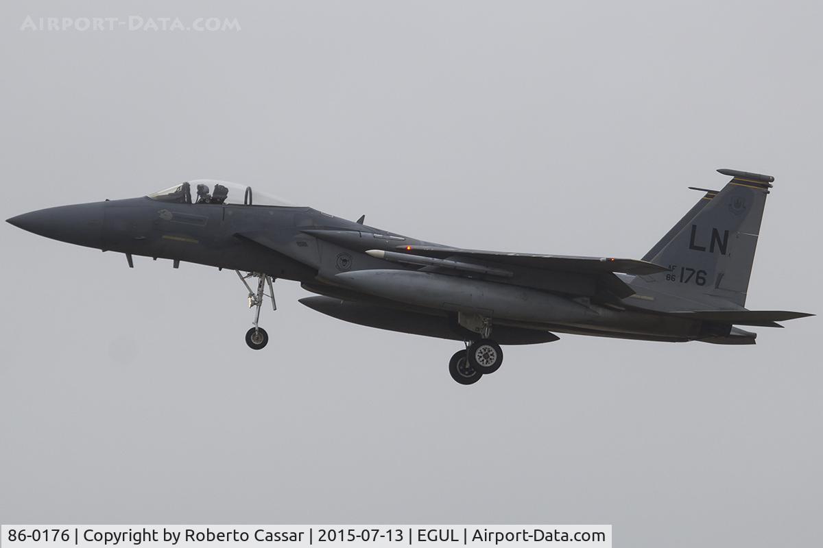 86-0176, 1986 McDonnell Douglas F-15C Eagle C/N 1027/C404, Lakenheath