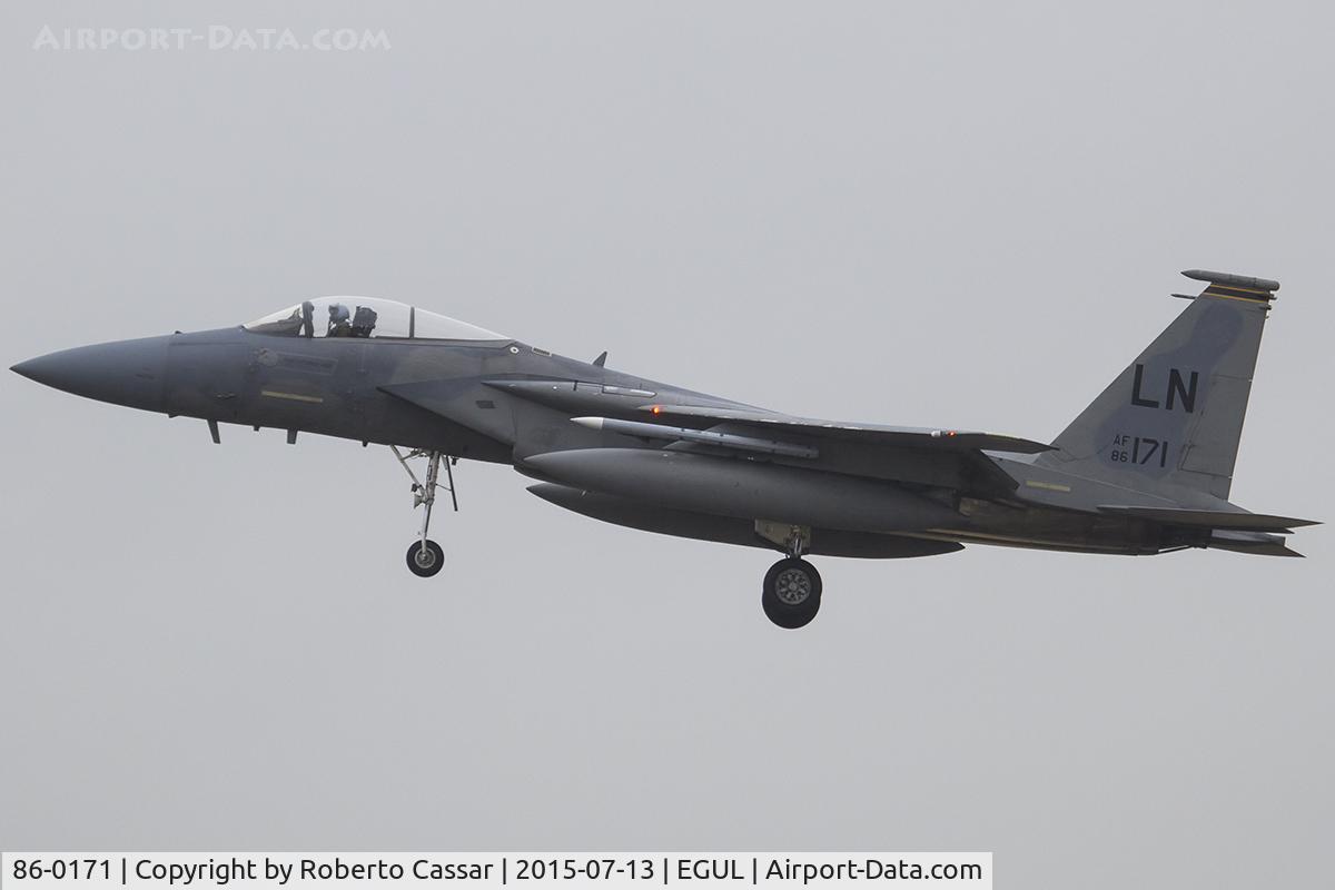 86-0171, 1986 McDonnell Douglas F-15C Eagle C/N 1020/C399, Lakenheath