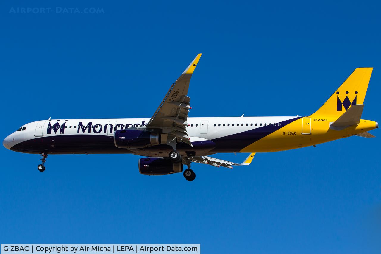 G-ZBAO, 2014 Airbus A321-231 C/N 6126, Monarch Airlines