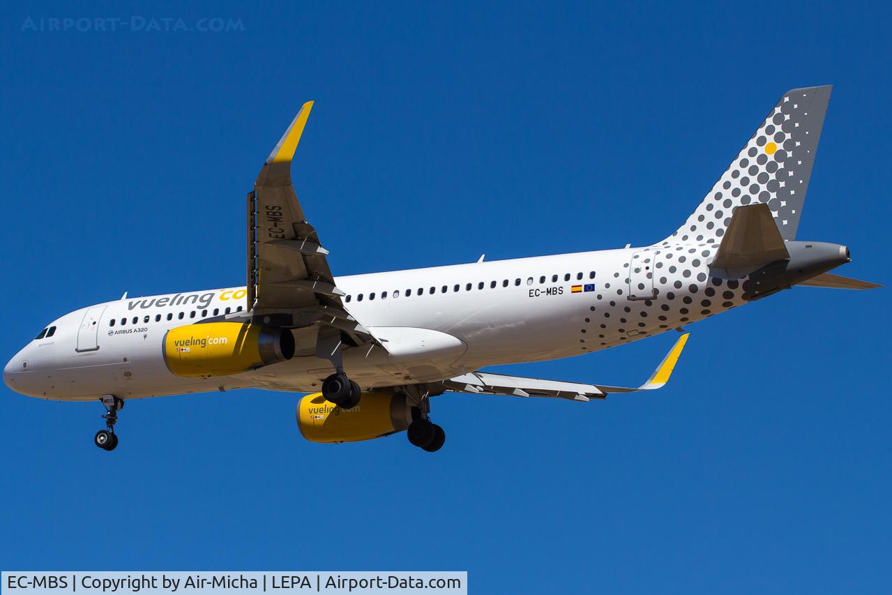 EC-MBS, 2014 Airbus A320-232 C/N 6123, Vueling Airlines