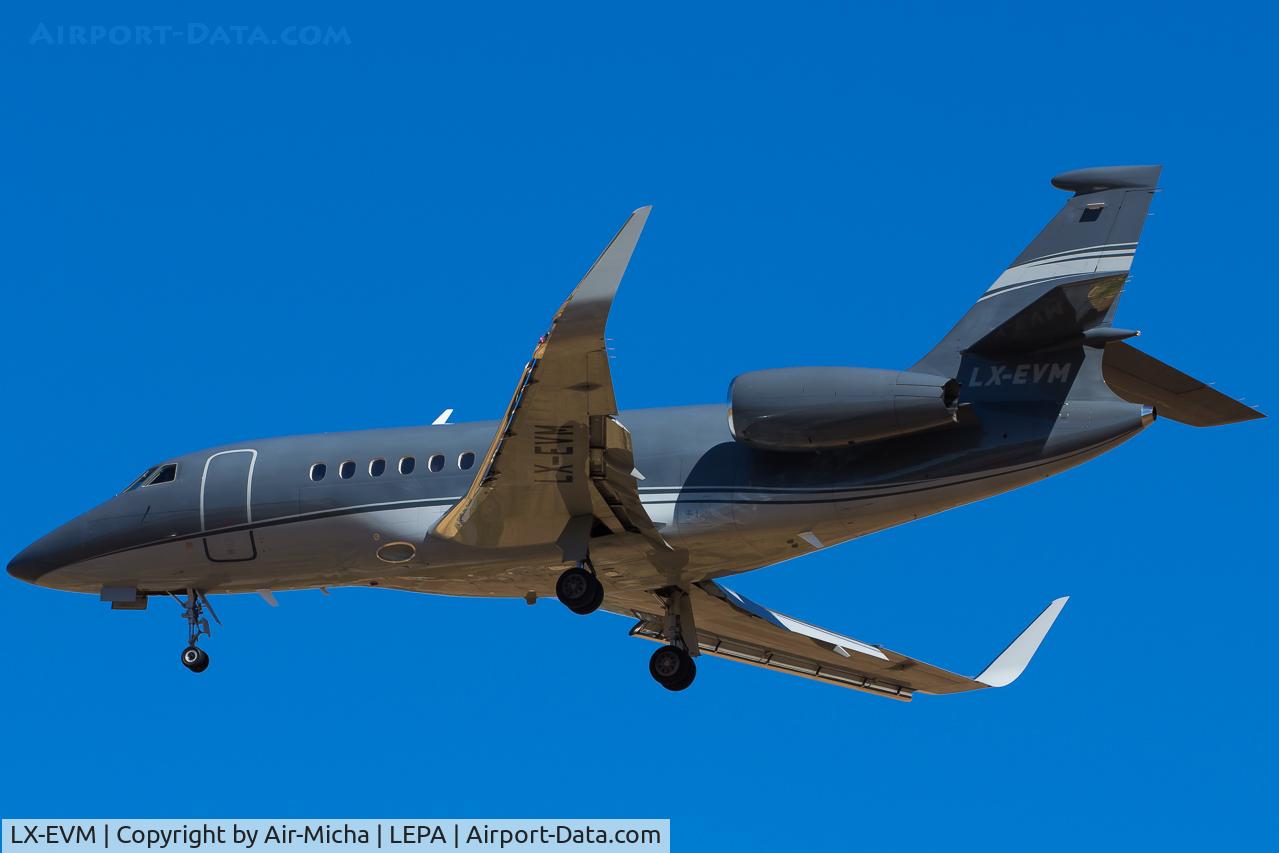 LX-EVM, 2008 Dassault Falcon 2000EX C/N 181, Global Jet Luxembourg