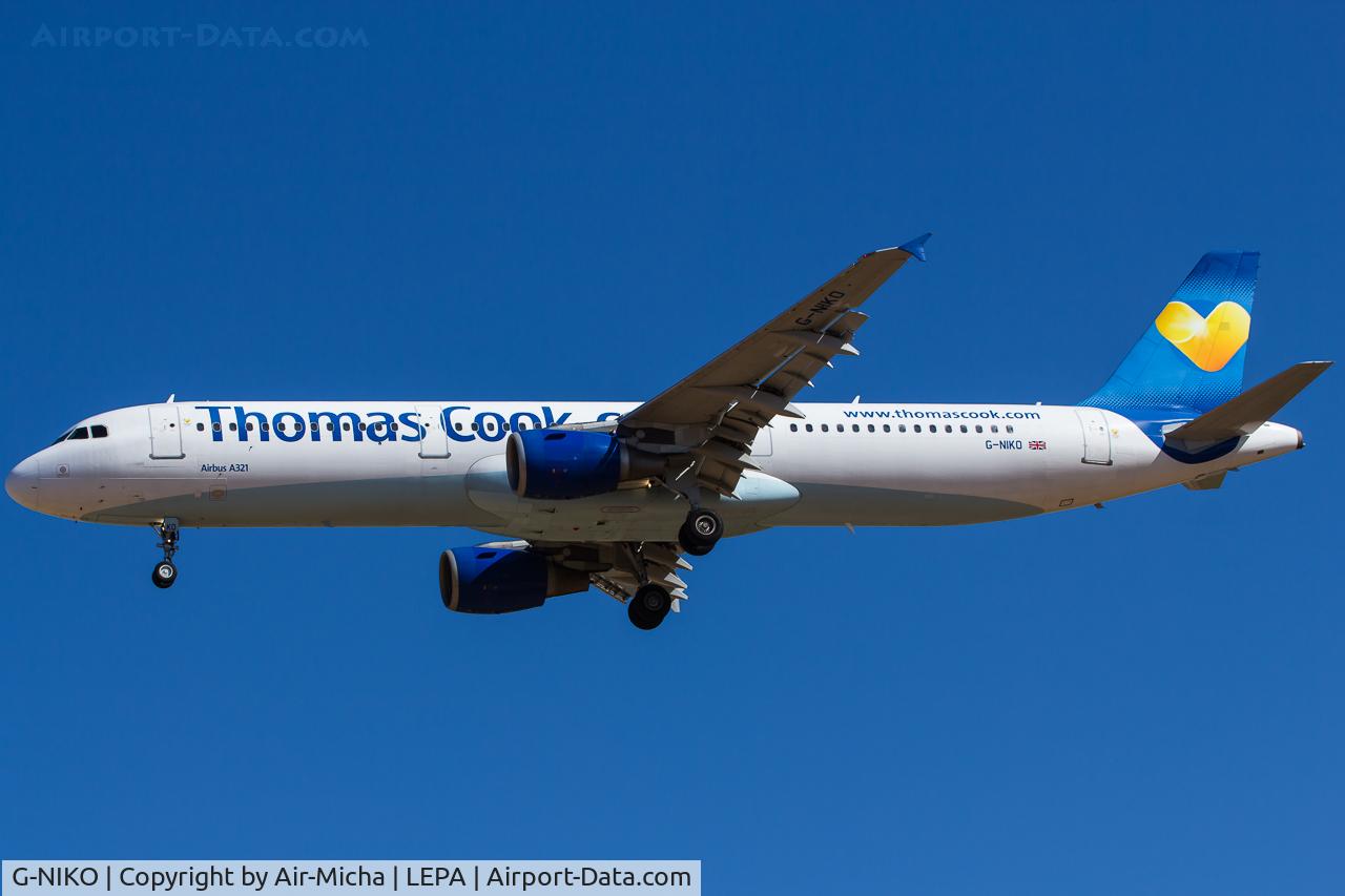 G-NIKO, 2000 Airbus A321-211 C/N 1250, Thomas Cook Airlines