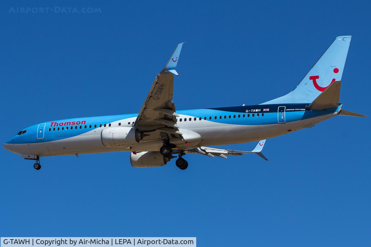G-TAWH, 2012 Boeing 737-8K5 C/N 38107, Thomson Airways