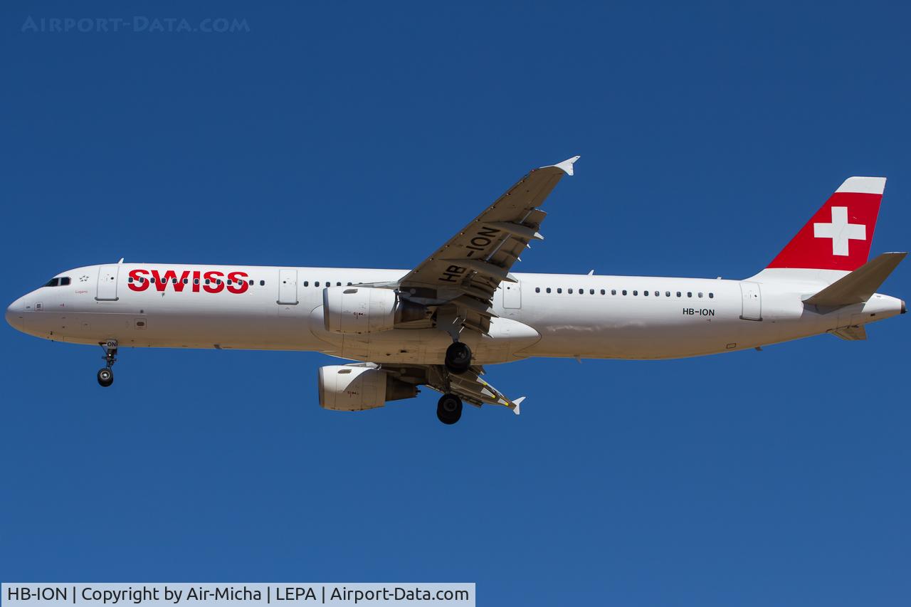 HB-ION, 2013 Airbus A321-212 C/N 5567, Swiss