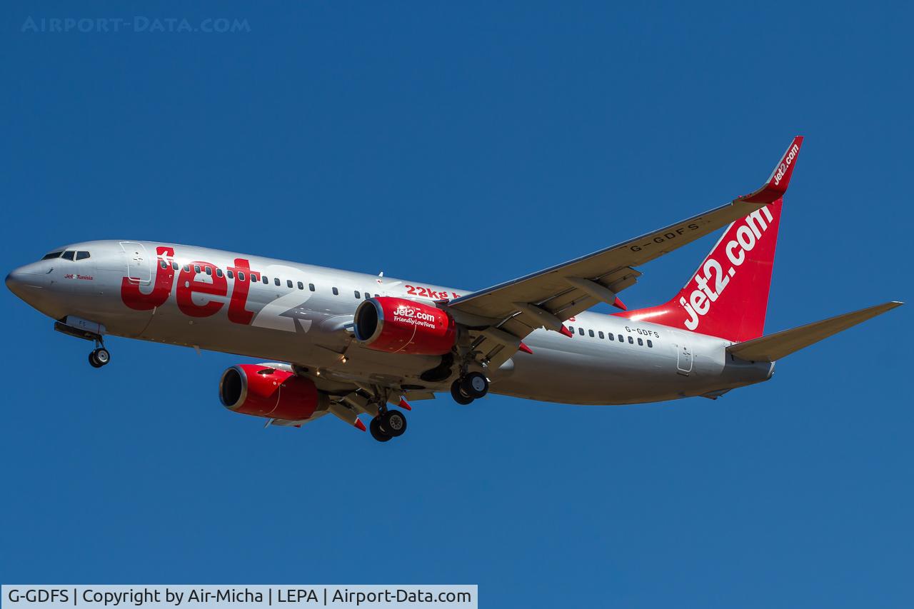 G-GDFS, 2001 Boeing 737-86N C/N 32243, Jet2.com