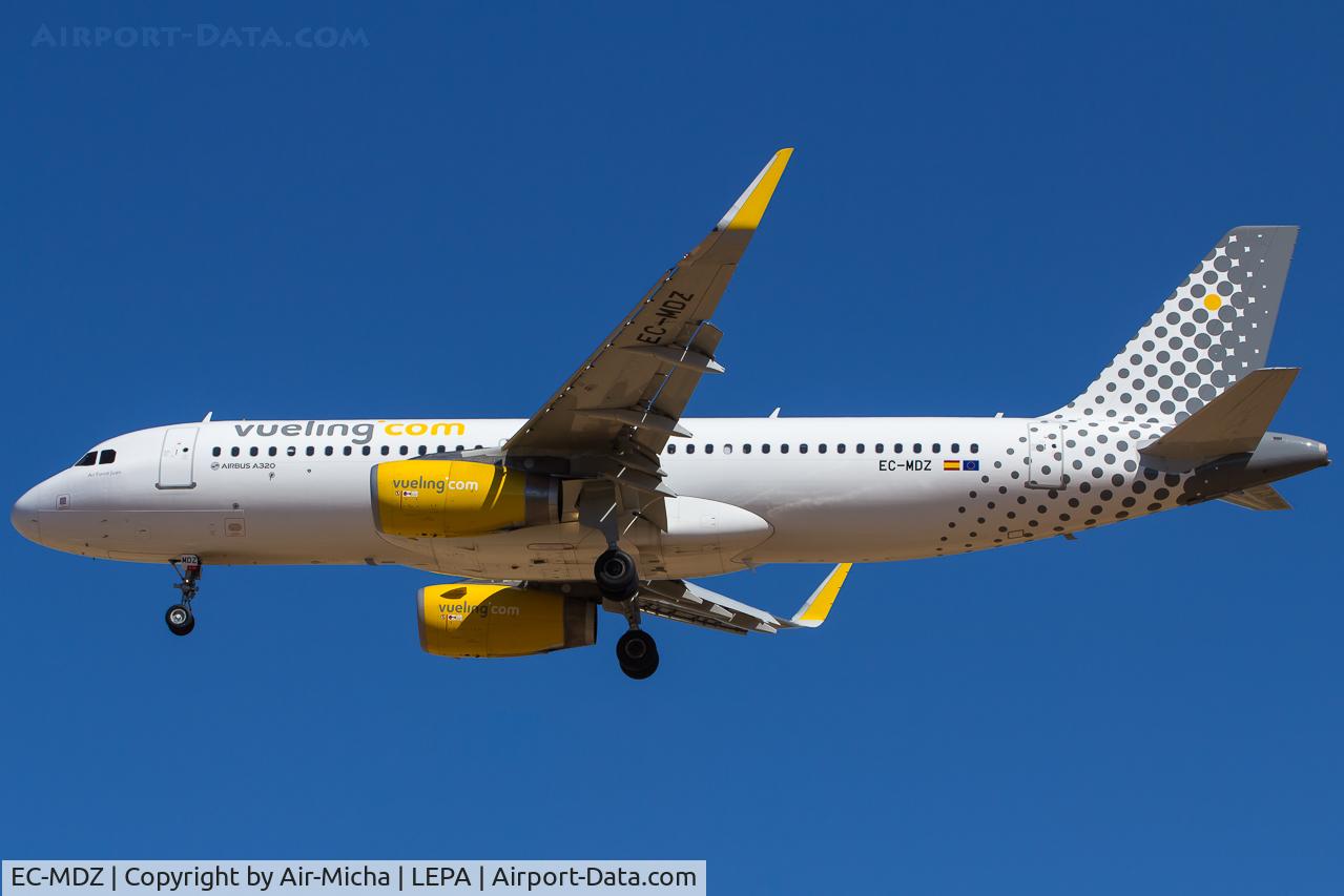 EC-MDZ, 2014 Airbus A320-232 C/N 6377, Vueling Airlines