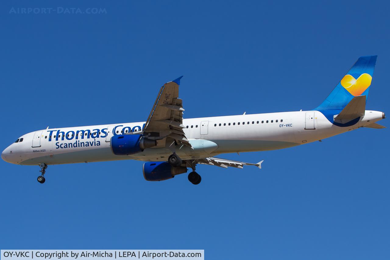 OY-VKC, 2003 Airbus A321-211 C/N 1932, Thomas Cook Scandinavia